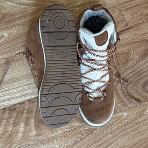 UGG Brown and Cream Winter Boots